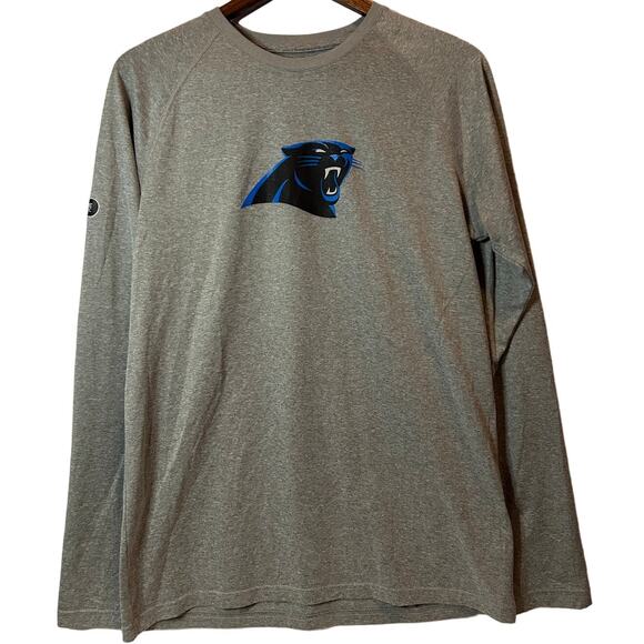 Under Armour Men's Carolina Panthers NFL Combine Authentic Long Sleeve Size Sm - Picture 1 of 9